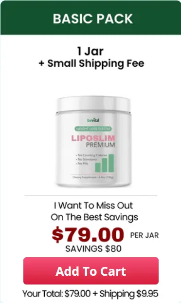 liposlim 1 jar order